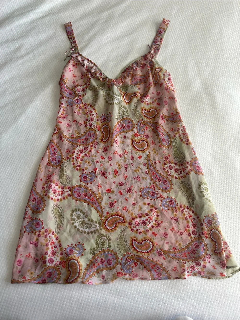 Vintage Floral Paisley Print Slip - Ivy & Annabelle Intimates - Picture 3 of 10